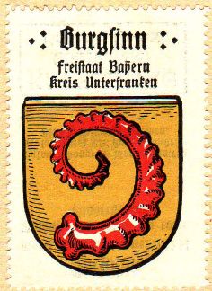 Wappen von Burgsinn/Coat of arms (crest) of Burgsinn