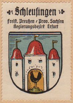 Wappen von Schleusingen/Coat of arms (crest) of Schleusingen
