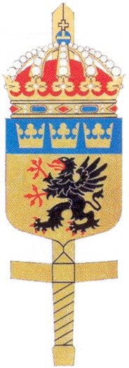 Coat of arms (crest) of the Central Military District Staff, Sweden