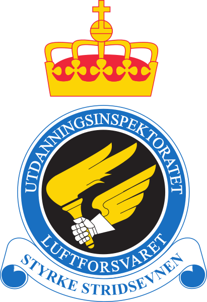 Coat of arms (crest) of the Education Inspectorate, Norwegian Air Force