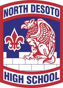Coat of arms (crest) of North Desoto High School Junior Reserve Officer Training Corps, US Army