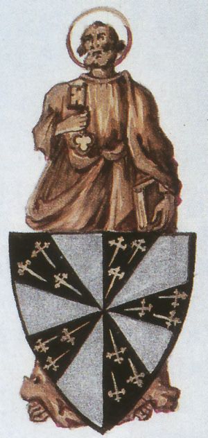 Wapen van Sint-Pieters-Kapelle/Coat of arms (crest) of Sint-Pieters-Kapelle