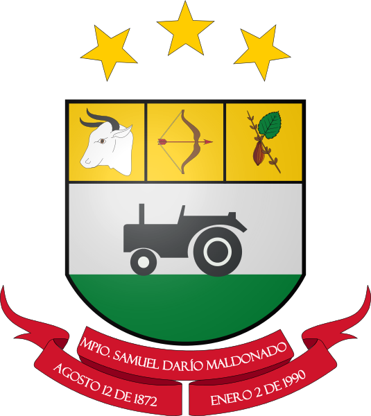 Escudo - Coat of arms - crest of Samuel Dario Maldonado