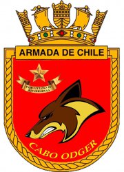 Coat of arms (crest) of the Ocean Patrol Vessel Cabo Odger (OPV-84), Chilean Navy
