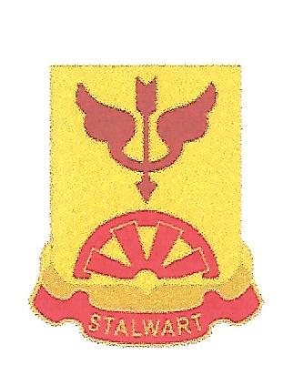 Coat of arms (crest) of 332nd Transportation Battalion, US Army