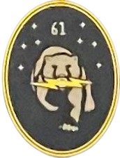 Coat of arms (crest) of the 61st Space Communications Squadron, US Space Force