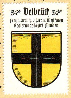 Wappen von Delbrück/Coat of arms (crest) of Delbrück