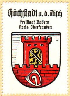 Wappen von Höchstadt an der Aisch/Coat of arms (crest) of Höchstadt an der Aisch