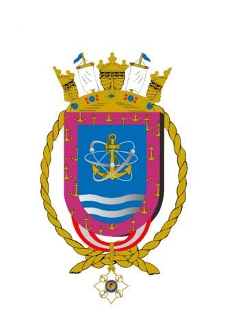 Coat of arms (crest) of the Naval Electronics Centre, Brazilian Navy