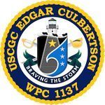 Coat of arms (crest) of the USCGC Edgar Culbertson (WPC-1137)