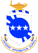 Coat of arms (crest) of Defense Information School (US Army Element), US Army