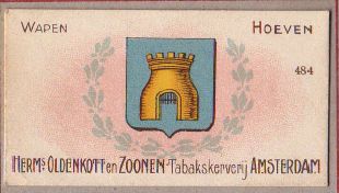Wapen van Hoeven/Coat of arms (crest) of Hoeven