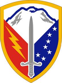 Arms of 404th Support Brigade, US Army