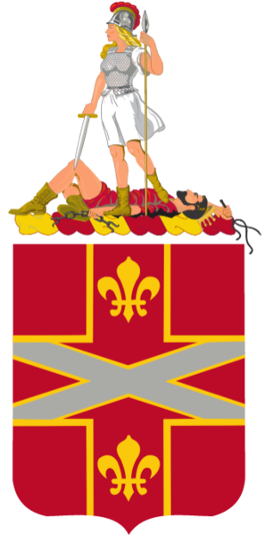 Coat of arms (crest) of the 111th Air Defense Artillery Regiment, Virgina Army National Guard