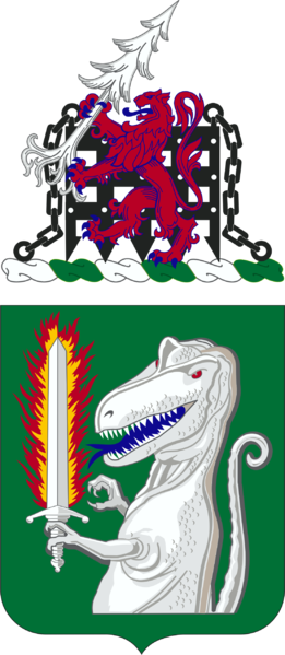 Coat of arms (crest) of the 40th Cavalry Regiment (formerly 40th Armor), US Army