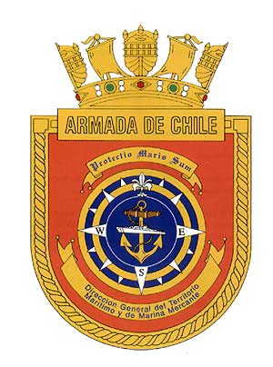Coat of arms (crest) of the Directorate-General for the Maritime Territory and the Merchant Marine, Chilean Navy