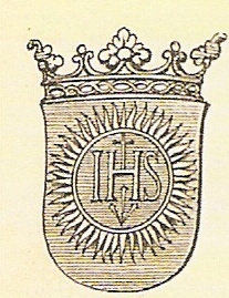 Arms (crest) of the Society of Jesus (Jesuites)