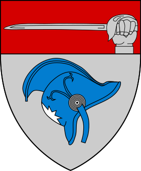 Emblem (crest) of the 1st Tank Squadron, I Battalion, The Jutland Dragoon, Regiment, Danish Army