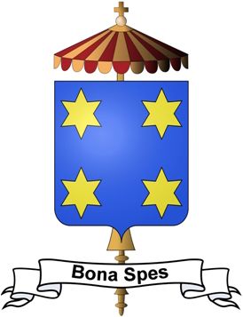 Arms of Basilica of Our Lady of Good Hope, Vellereille-les-Brayeux