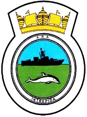 Coat of arms (crest) of the Fast Missile Boat ARA Intrépida (P-85), Argentine Navy