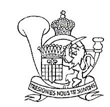Coat of arms (crest) of the 2nd Chasseurs on Foot, Belgian Army
