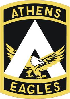 Coat of arms (crest) of Athens High School Junior Reserve Officer Training Corps, US Army