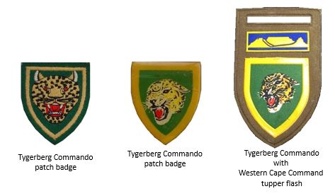 Coat of arms (crest) of the Tygerberg Commando, South African Army