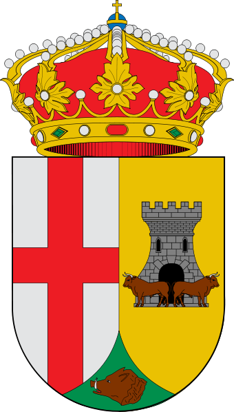 Escudo de Valdecaballeros/Arms (crest) of Valdecaballeros