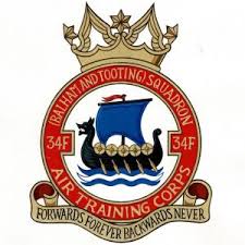 Coat of arms (crest) of the No 34F (Balham & Tooting) Squadron, Air Training Corps