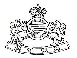 Coat of arms (crest) of the Royal Army Service Corps, Belgian Army