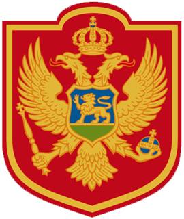 Arms (crest) of Military heraldry of Montenegro