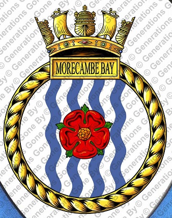 Coat of arms (crest) of the HMS Morecambe Bay, Royal Navy