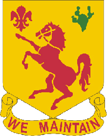 Arms of 113th Cavalry Regiment (formerly 113th Armor), Iowa Army National Guard