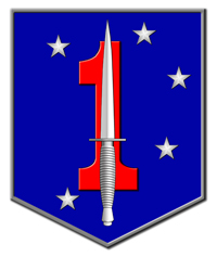 Coat of arms (crest) of the 1st Marine Raider Battalion, USMC
