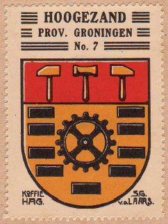 Wapen van Hoogezand/Coat of arms (crest) of Hoogezand
