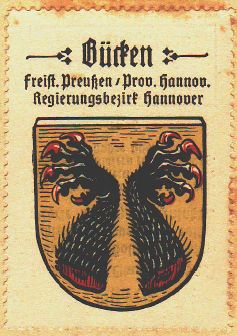 Wappen von Bücken/Coat of arms (crest) of Bücken