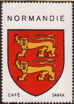 Blason de Normandie/Coat of arms (crest) of {{PAGENAME