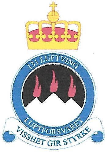 Coat of arms (crest) of the 131st Air Wing, Norwegian Air Force