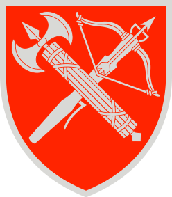 Coat of arms (crest) of Central Territorial Administration Military Police, Ukraine