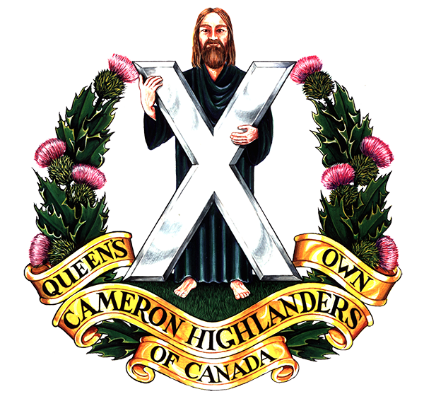 File:The Queen's Own Cameron Highlanders of Canada, Canadian Army.png