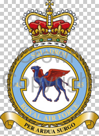 Coat of arms (crest) of the No 45 Squadron, Royal Air Force