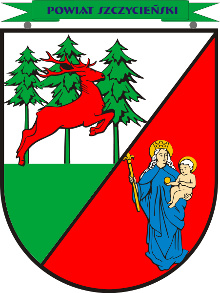 Arms of Szczytno (county)