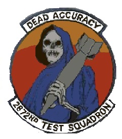 Coat of arms (crest) of the 2872nd Test Squadron, US Air Force
