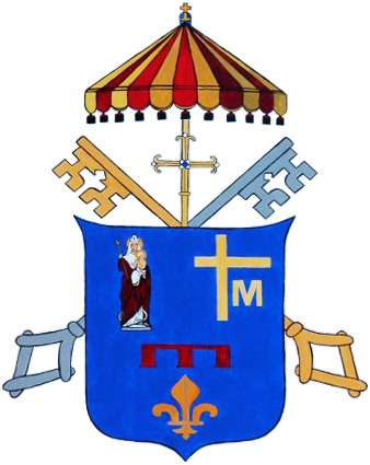 Arms (crest) of Basilica of Our Lady of Victory, Saint Raphaël