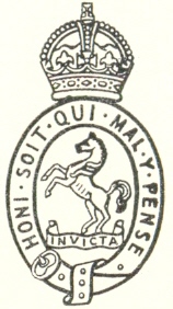 Coat of arms (crest) of the Royal East Kent Yeomanry (The Duke of Connaught's Own Mounted Rifles), British Army