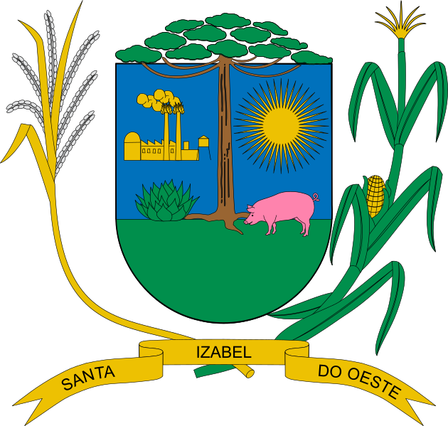 Arms (crest) of Santa Izabel do Oeste
