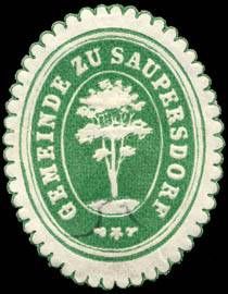 Wappen von Saupersdorf/Arms (crest) of Saupersdorf