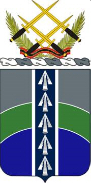 Coat of arms (crest) of the Special Troops Battalion, 2nd Brigade, 1st Infantry Division, US Army