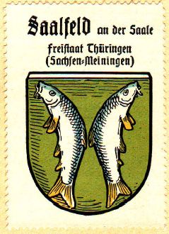 Wappen von Saalfeld/Saale