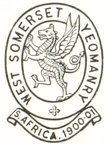 Coat of arms (crest) of the West Somerset Yeomanry, British Army